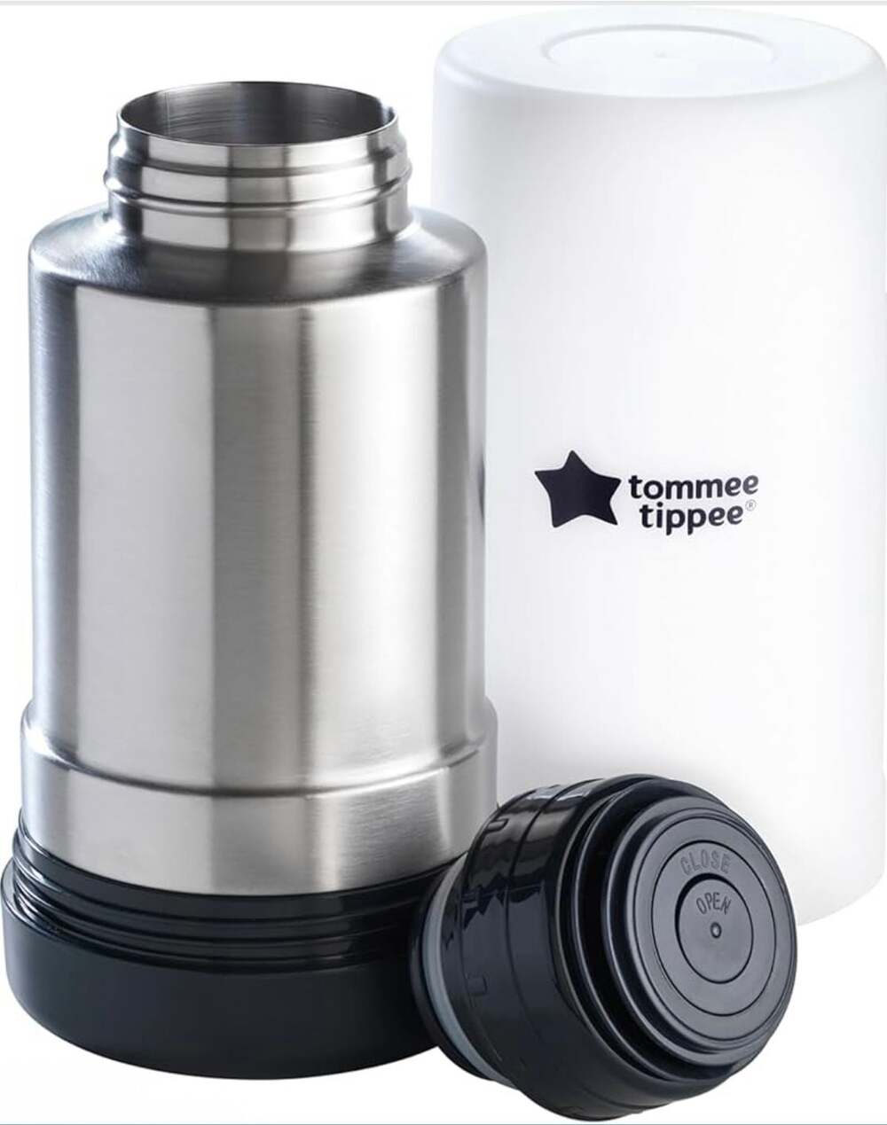 Tommee Tippee Closer to Nature Portable Travel Thermal Baby Bottle Warmer Flask